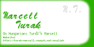 marcell turak business card